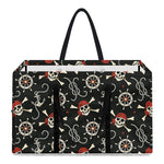 Pirate Theme Pattern Print Utility Tote Bag