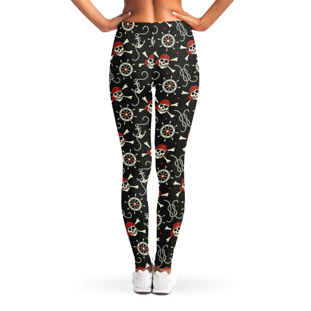 Pirate Theme Pattern Print Women's Leggings