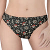 Pirate Theme Pattern Print Women's Thong