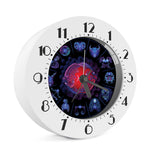 Pisces And Astrological Signs Print Alarm Clock