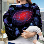 Pisces And Astrological Signs Print Baby Seat Cover