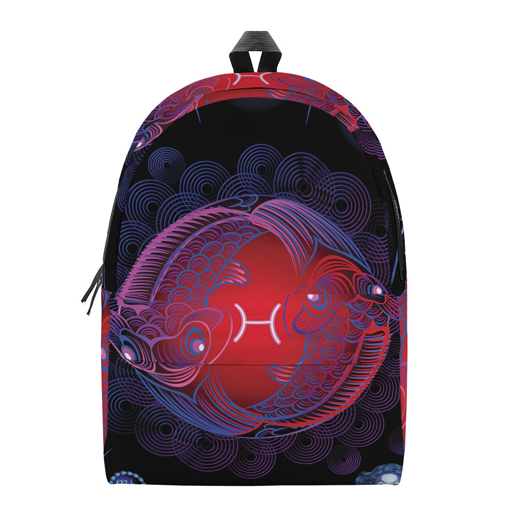 Pisces And Astrological Signs Print Backpack