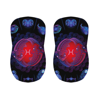 Pisces And Astrological Signs Print Bar Stool Covers