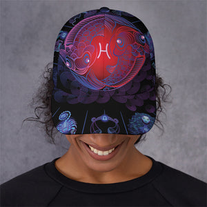 Pisces And Astrological Signs Print Baseball Cap