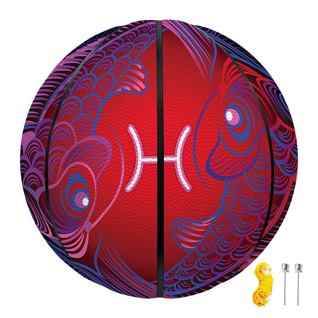 Pisces And Astrological Signs Print Basketball