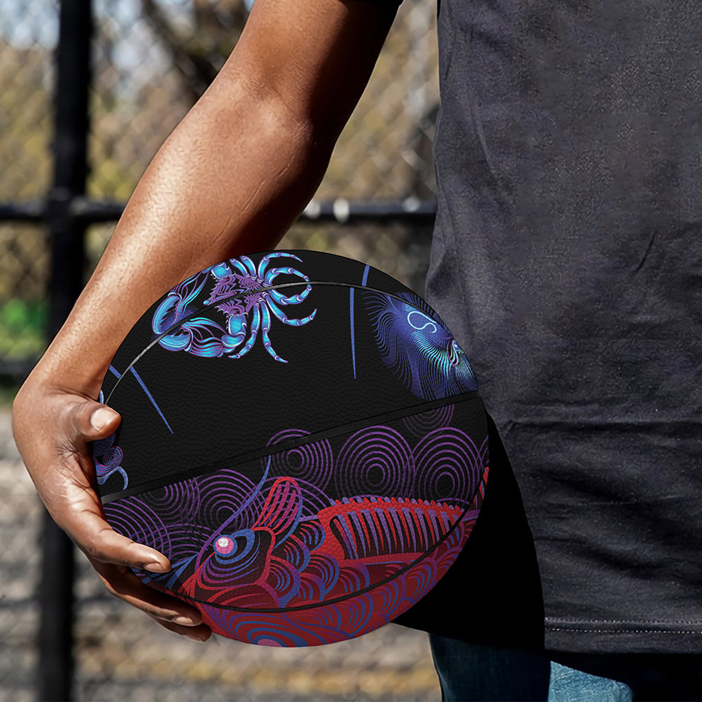 Pisces And Astrological Signs Print Basketball