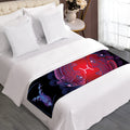 Pisces And Astrological Signs Print Bed Runner