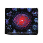 Pisces And Astrological Signs Print Bifold Wallet