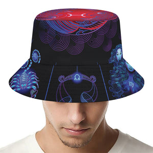 Pisces And Astrological Signs Print Bucket Hat