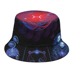 Pisces And Astrological Signs Print Bucket Hat