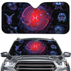 Pisces And Astrological Signs Print Car Windshield Sun Shade