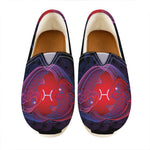 Pisces And Astrological Signs Print Casual Shoes