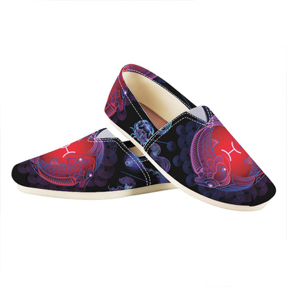 Pisces And Astrological Signs Print Casual Shoes