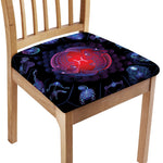 Pisces And Astrological Signs Print Chair Cushion Cover