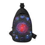 Pisces And Astrological Signs Print Chest Bag