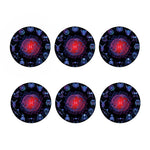 Pisces And Astrological Signs Print Coaster Set