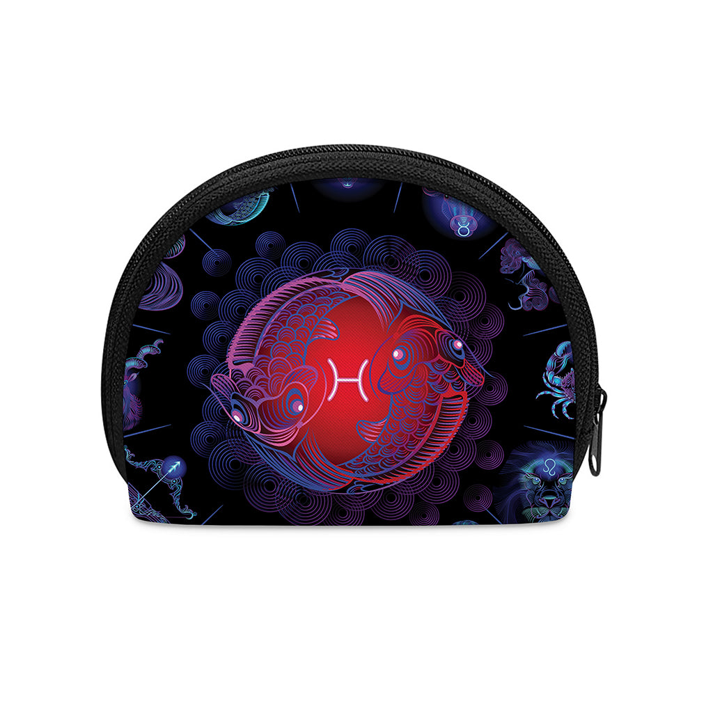 Pisces And Astrological Signs Print Coin Purse