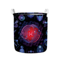 Pisces And Astrological Signs Print Collapsible Laundry Basket