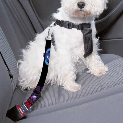 Pisces And Astrological Signs Print Dog Seat Belt