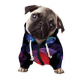 Pisces And Astrological Signs Print Dog Zip Up Hoodie