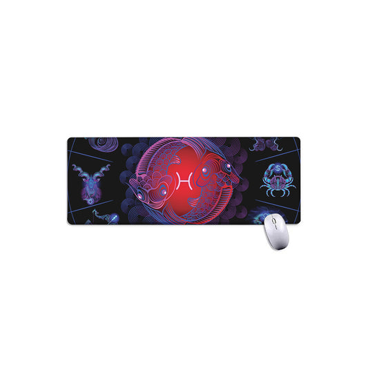 Pisces And Astrological Signs Print Extended Mouse Pad
