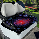 Pisces And Astrological Signs Print Golf Cart Seat Cover