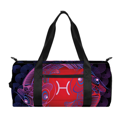 Pisces And Astrological Signs Print Gym Bag