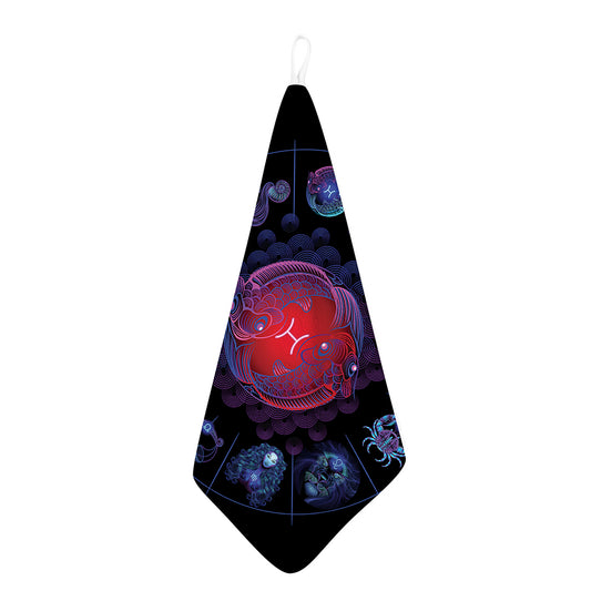 Pisces And Astrological Signs Print Hand Towel
