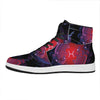 Pisces And Astrological Signs Print High Top Leather Sneakers