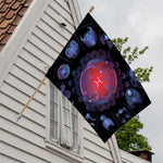 Pisces And Astrological Signs Print House Flag
