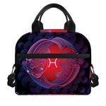 Pisces And Astrological Signs Print Insulated Lunch Bag
