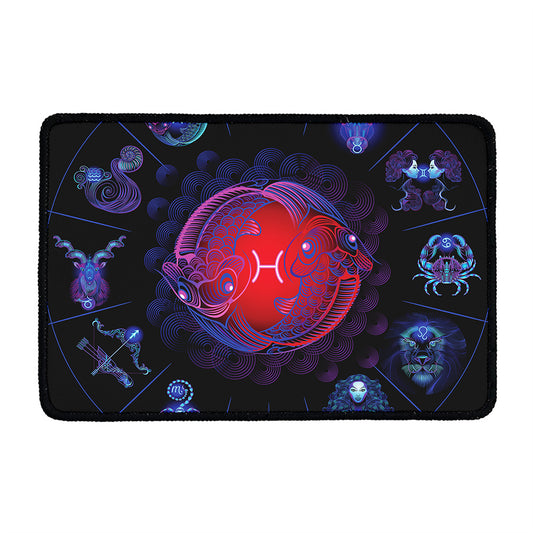 Pisces And Astrological Signs Print Kitchen Mat
