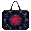 Pisces And Astrological Signs Print Laptop Sleeve With Handle