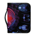 Pisces And Astrological Signs Print Leather Bible Cover