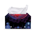 Pisces And Astrological Signs Print Leather Tissue Box Cover