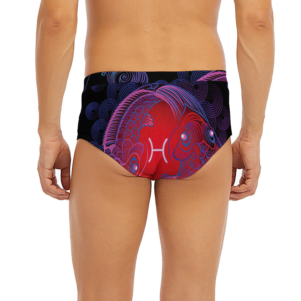 Pisces And Astrological Signs Print Men's Briefs