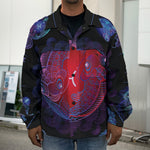 Pisces And Astrological Signs Print Men's Shirt Jacket