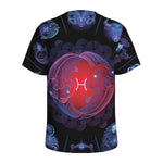 Pisces And Astrological Signs Print Men's Sports T-Shirt