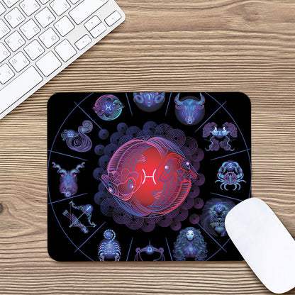 Pisces And Astrological Signs Print Mouse Pad