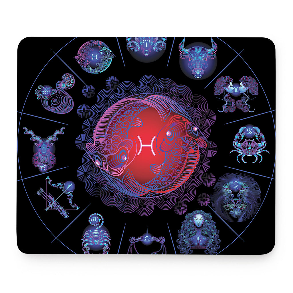 Pisces And Astrological Signs Print Mouse Pad