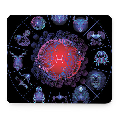 Pisces And Astrological Signs Print Mouse Pad