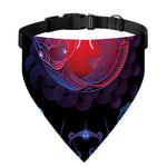 Pisces And Astrological Signs Print Over The Collar Dog Bandana