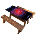 Pisces And Astrological Signs Print Picnic Table Cover