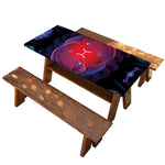 Pisces And Astrological Signs Print Picnic Table Cover