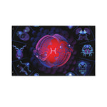 Pisces And Astrological Signs Print Polyester Flag
