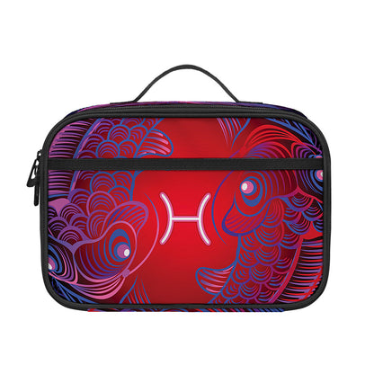 Pisces And Astrological Signs Print Portable Lunch Bag