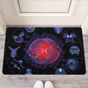 Pisces And Astrological Signs Print Rubber Doormat