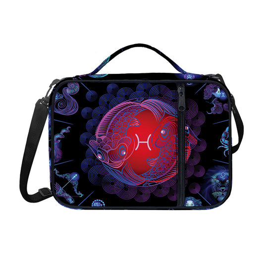 Pisces And Astrological Signs Print Shoulder Strap Bible Bag