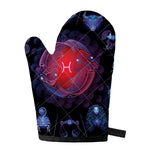 Pisces And Astrological Signs Print Single Oven Mitt