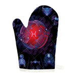 Pisces And Astrological Signs Print Single Oven Mitt